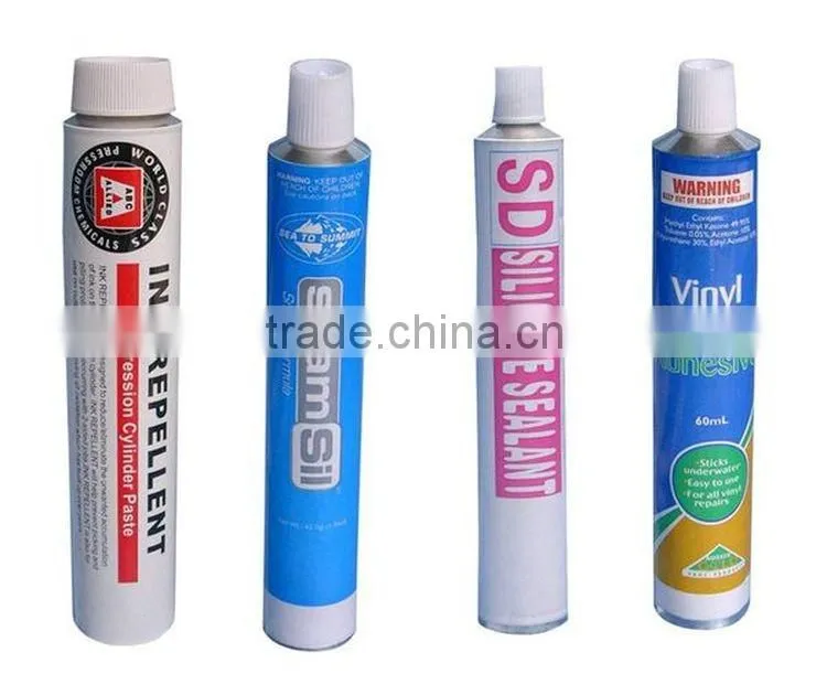 Empty aluminium squeeze tubes, 25mm aluminum tube