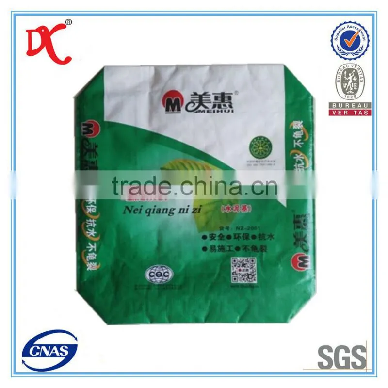 pp woven plastic bag for cement bag/chemical product