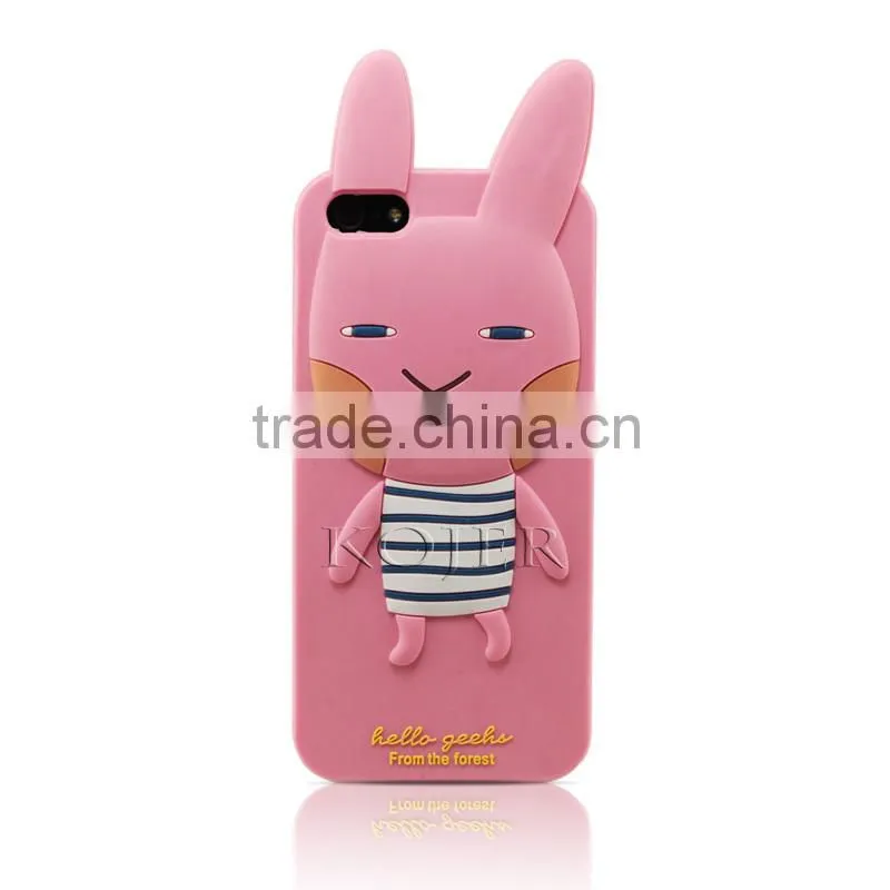 new hot animal 3D silicon case