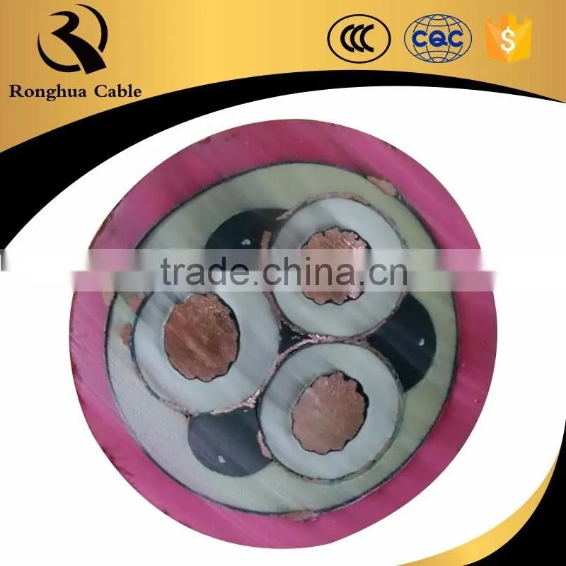 mining rubber sheath 95mm2 150mm2 copper conductor cable