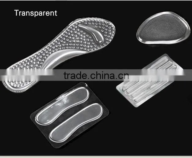 Soon Taller Shoe Insole/Cushions Thicken PU Gel Pure Silicone Height Increasing Pads