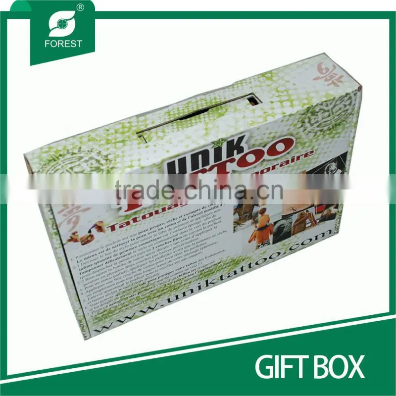 PAPER MATERIAL AND RECYCLABLE PAPER GIFT BOX WITH CUSTOM PRINTING