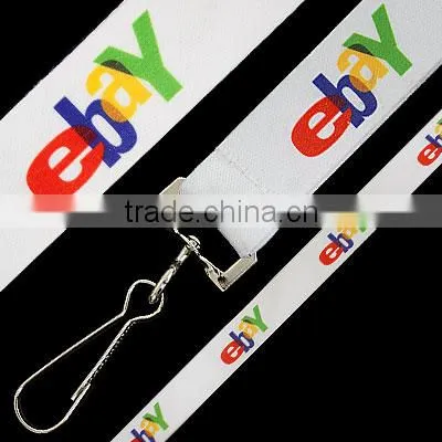 High quality adjustable cheap lanyard with carabiner hook
