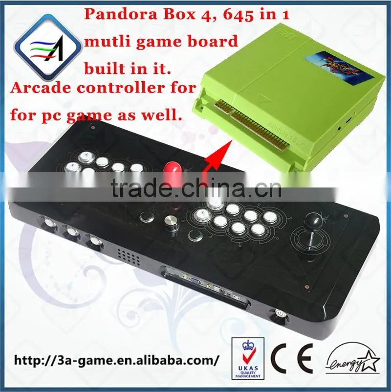 Arcade Controller Joystick Kit Pandora Box 4 hd 645 in 1 Multi Game Board Fight Stick to TV PC 2 Players USB Arcade Controller