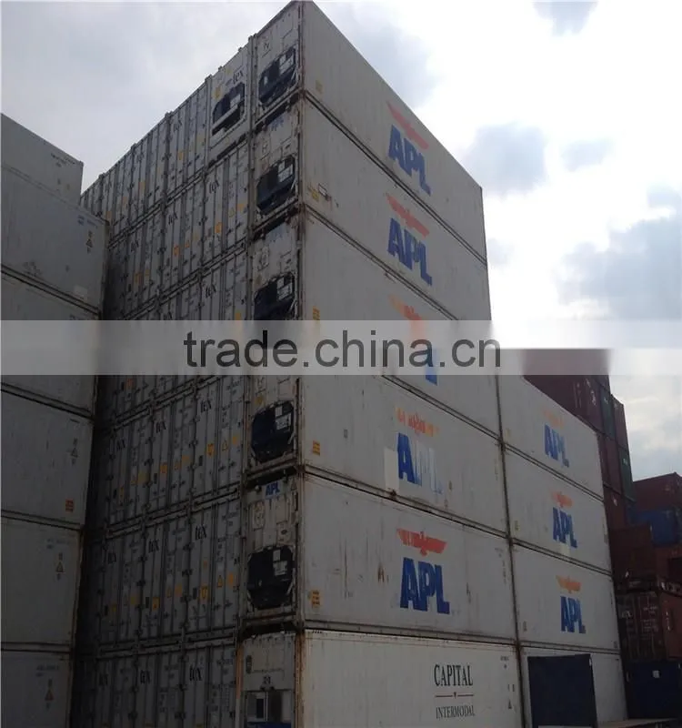 40feet used Reefer Container with Carrier refrigerator for sale