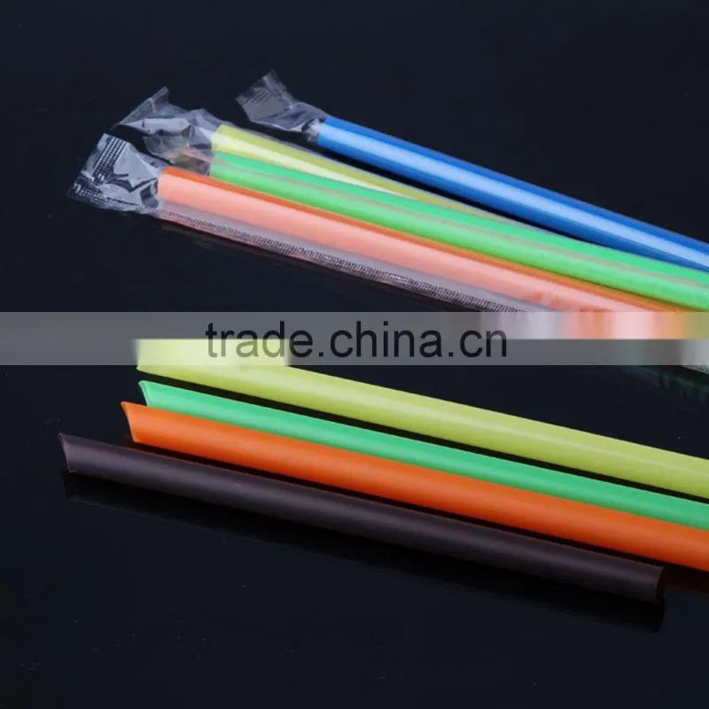 Plastic drinking straw for pearl milk tea