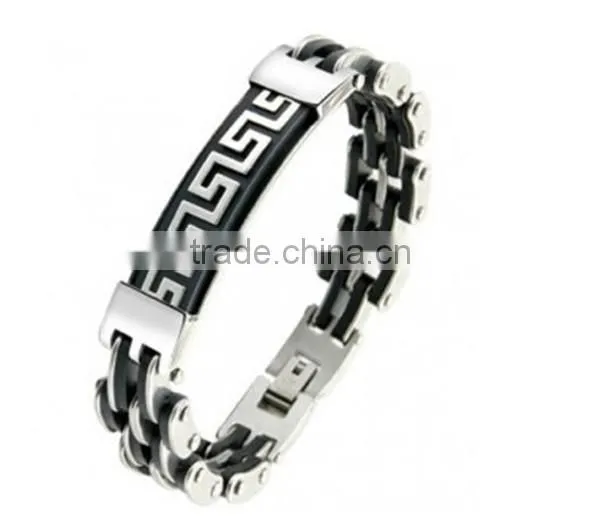 Fashion power energy balance titanium magnetic bracelet for man
