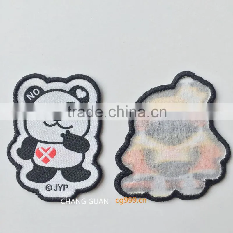 The cute animals woven labels for baby clothes