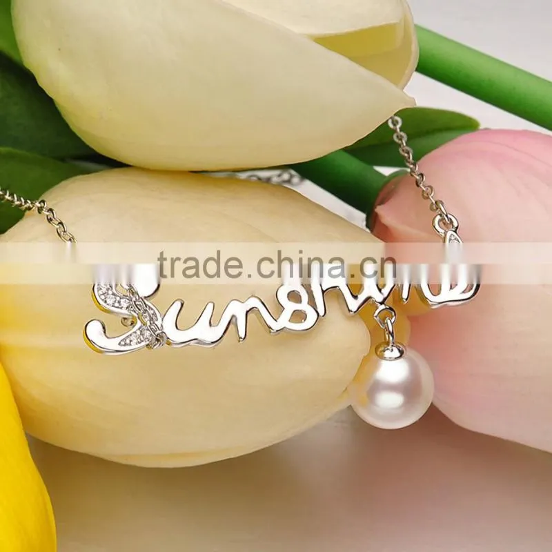 cheap cultured freshwater pearl pendant jewelry for sale
