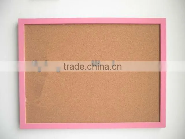 Cork bulletin board, message memo board