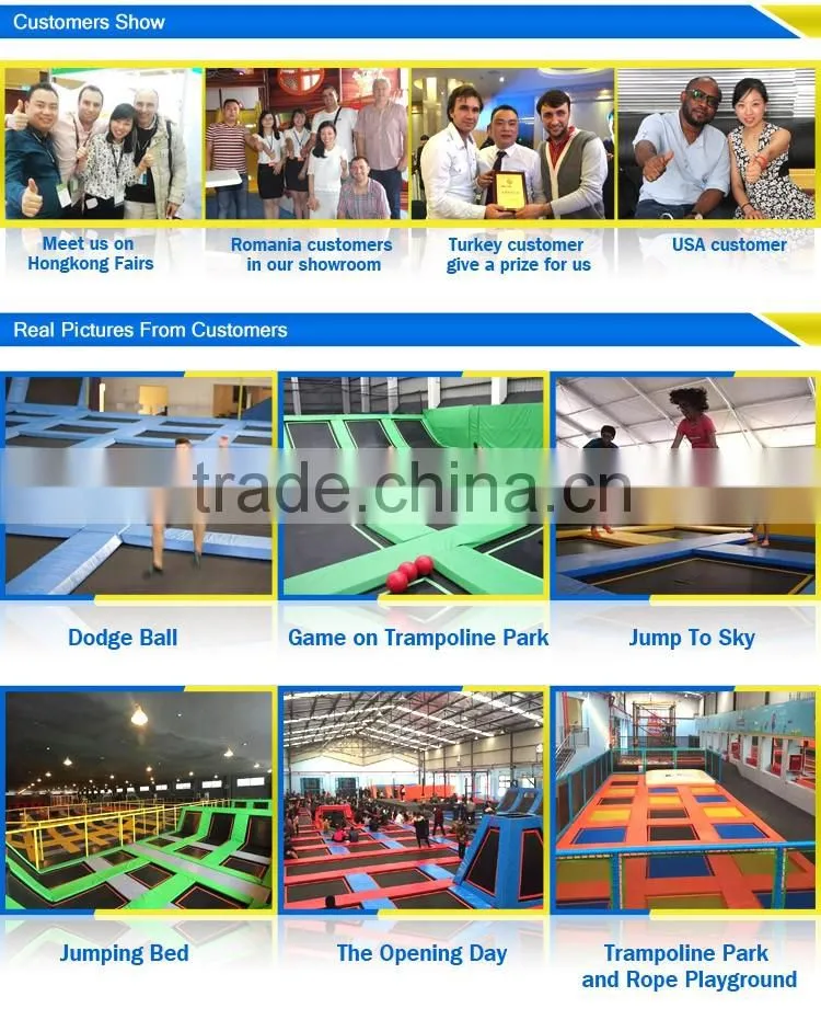 Amusement park kids indoor trampoline for Sale