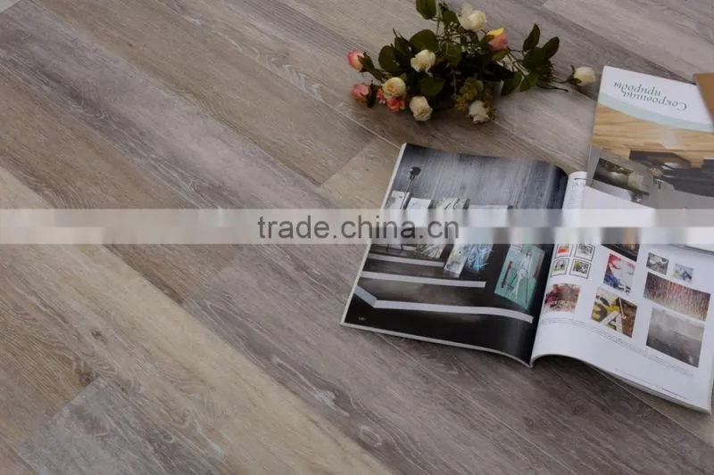 2015 best selling water proof wood plastic composite vinyl top WPC flooring