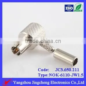 NOK connector male right angle foe mobile phone SYV-50-2-1