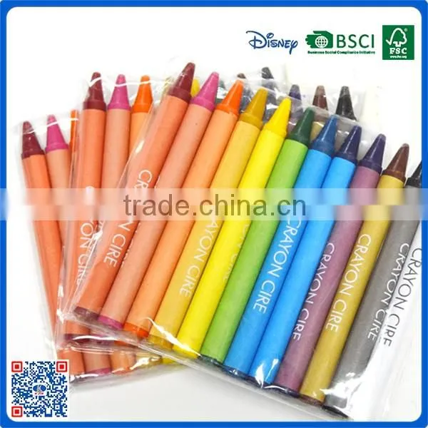 2016 Wholesale environmental 12 colors crayon for art