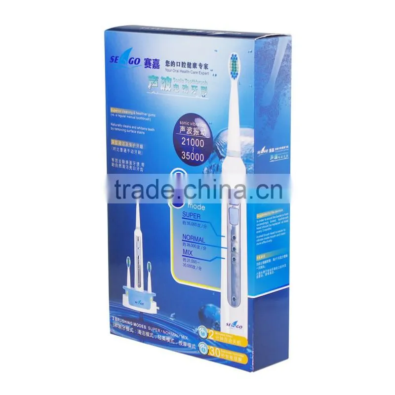 Rechargeable custom name toothbrush with Auto Timer Function