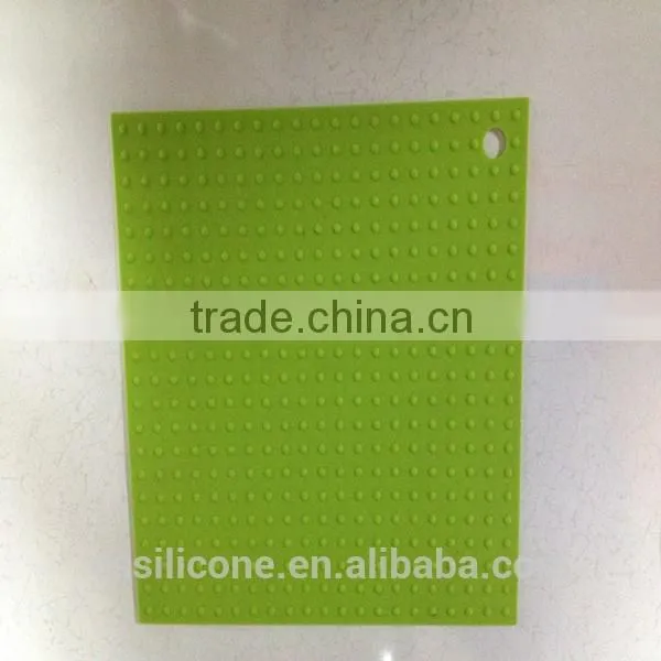 tableware heatproof nonslip silicone cup mat in high quality