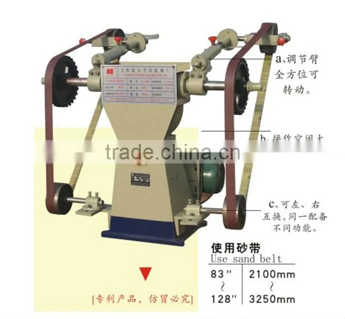 Automatic polishing machine for stainless steel door hinge machine