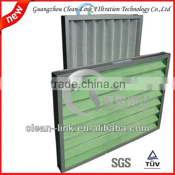 Pre filter non woven fabric pleated panel ventilation filters
