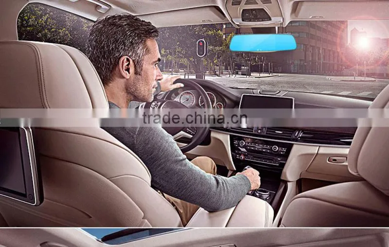 Dual Lens Dvr Car Rearview Mirror Dash Camera G-Sensor HD 1080P 5 Inch 140 Degree
