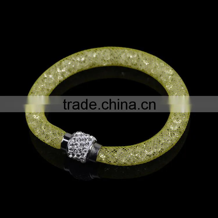 New design high quality crystal stardust magnetic bracelet for women