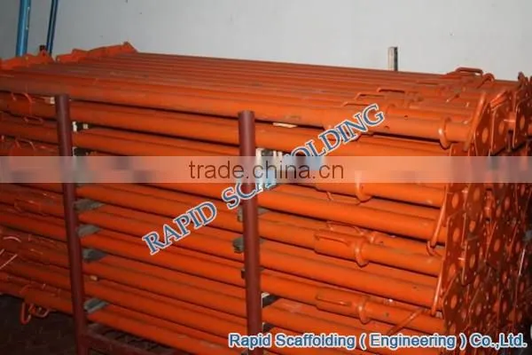 Powder coated shoring props