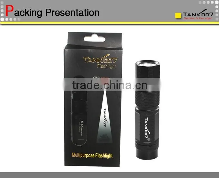 2016 portable LED work light Tank007 M20 magnetic LED flashlight