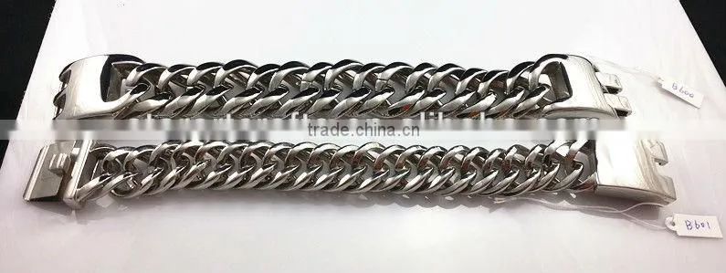 2013men bracelets, big heavy bracelets B601 (polish)