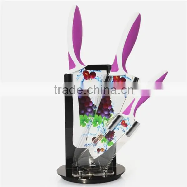 Promotional cheap price printed color 420 stainless steel knife