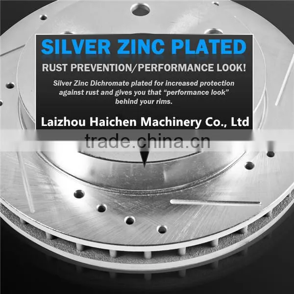 Gray parts vented brake discs,funny car accessories