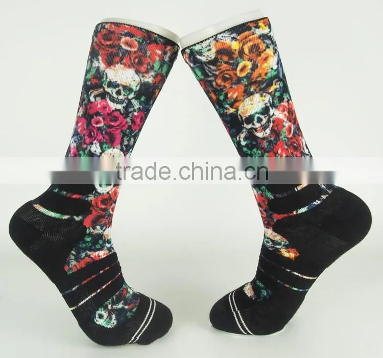 elite custom sublimation socks Digital printing socks Custom Design socks
