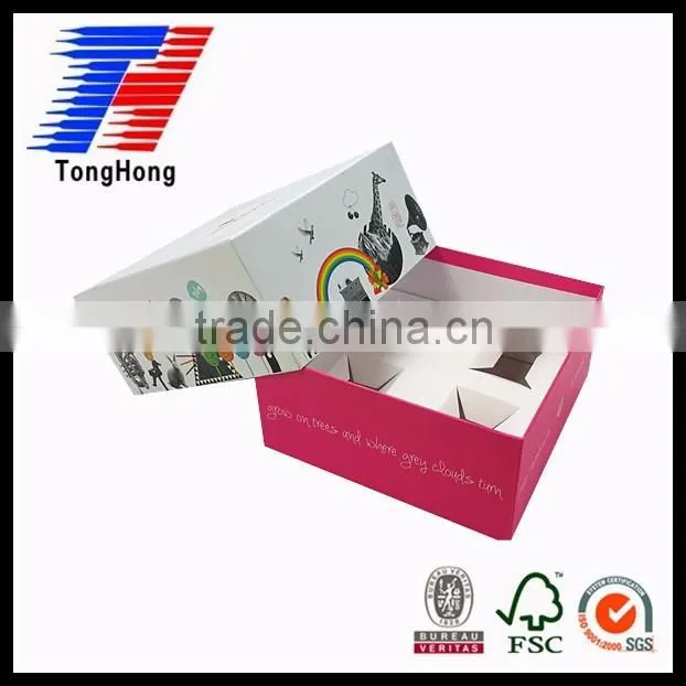 christmas gift box/box with logos/baby shoe box