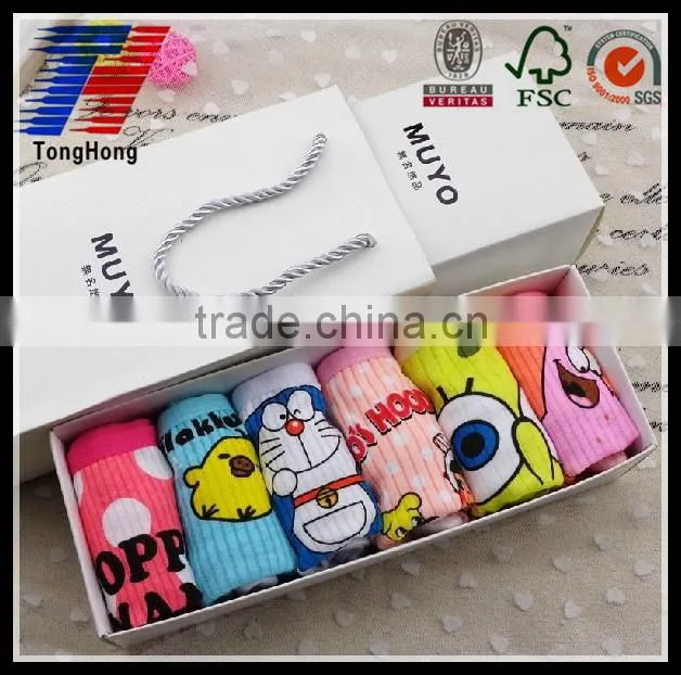 Custom high quality cheap price paper packaging box for underpants
