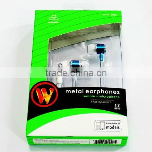 2013 Hot sale New Metal in-Ear earphone