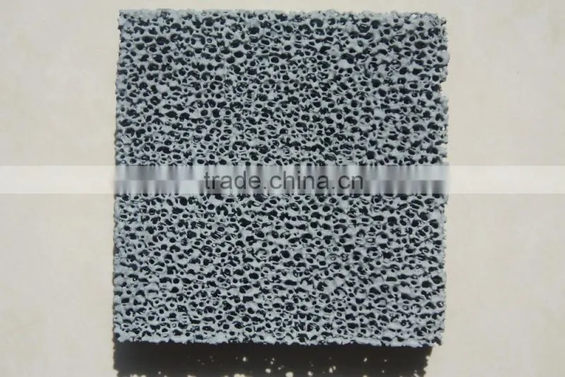 Refractory foam filter for foundry