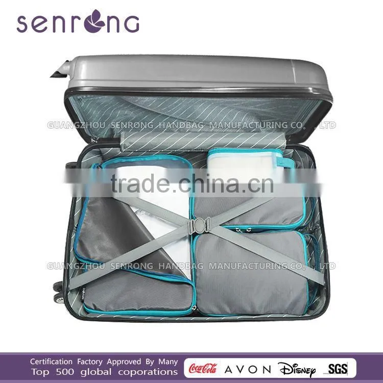 custom all kinds of packing cubes/Travel Cube Organizer leather travel bag