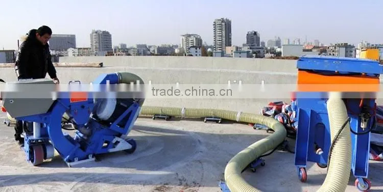 Concrete shotblast machine
