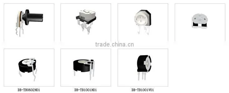 trimmer potentiometer 10k spanish potentiometer carbon 100 ohm trimmer potentiometer