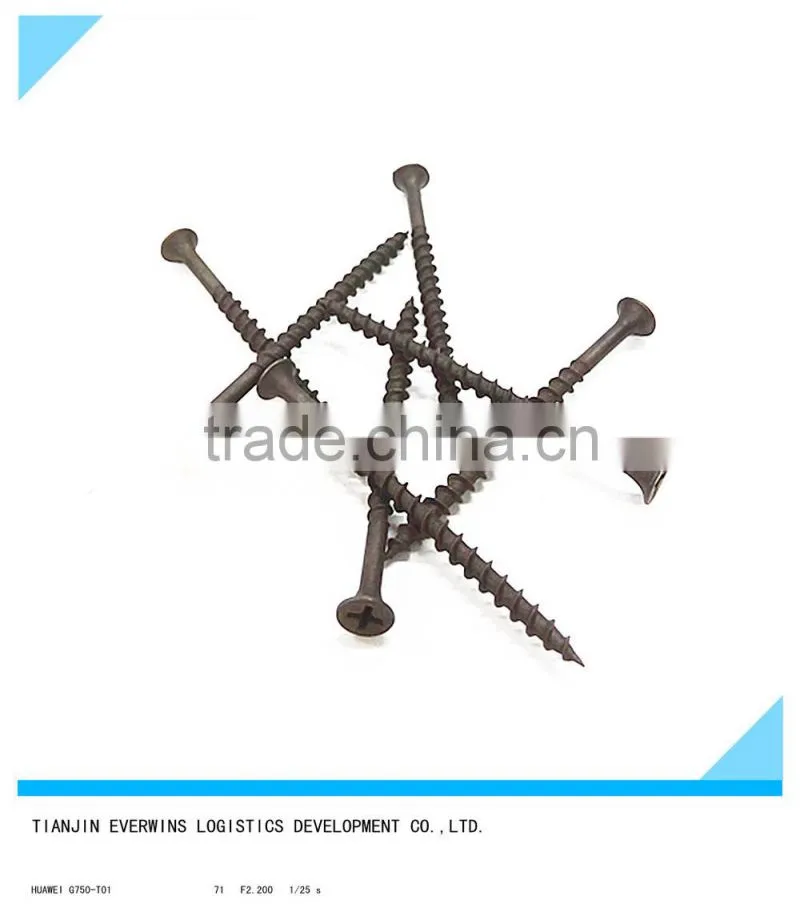 Phillips bugle head Grey phospated Coarse thread Chipboard Screws