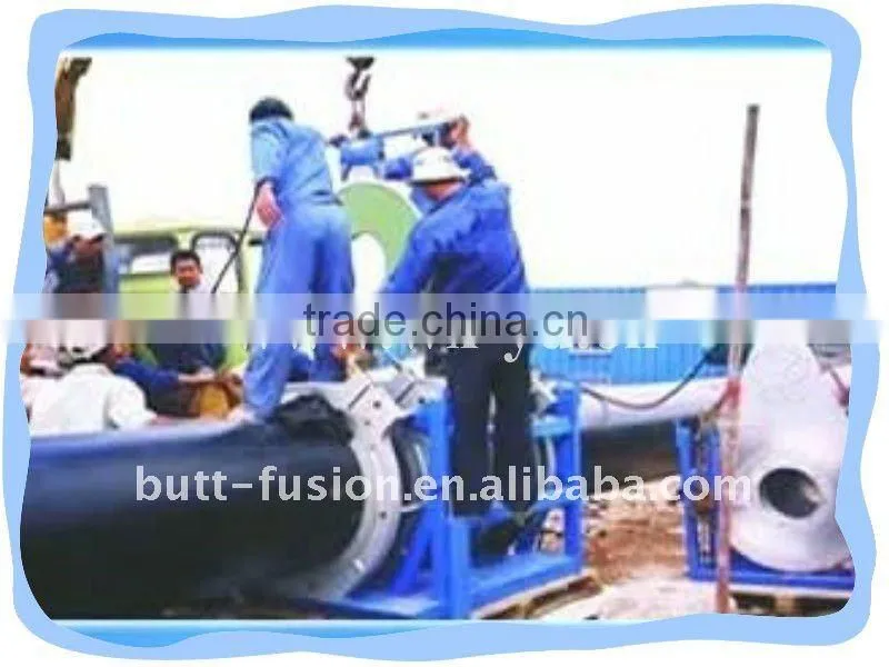 HDPE plastic pipe butt fusion welding machine