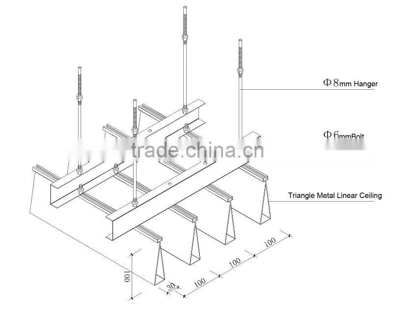 2015 Hot sale aluminum ceiling came from China