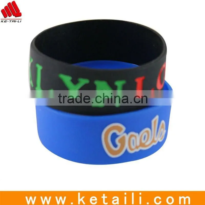 colorful sport silicone wristband for Christmas gift , we are manufacture