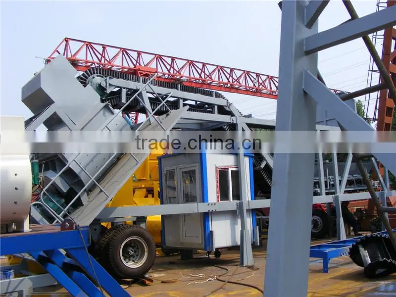 Mobile Concrete Batching Mixing Plants, YHZS90 Wet Mix Concrete Mixing Plant