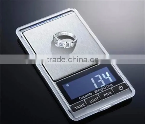 300g x 0.01g Mini Digital Jewelry Pocket GRAM Scale LCD
