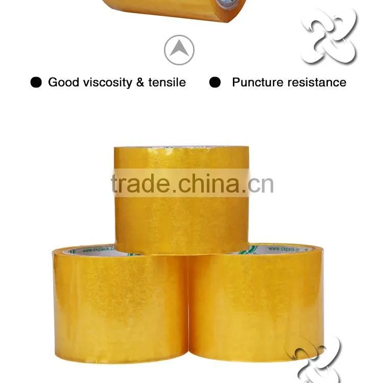Popular BOPP low residue printed No noise stationary tape