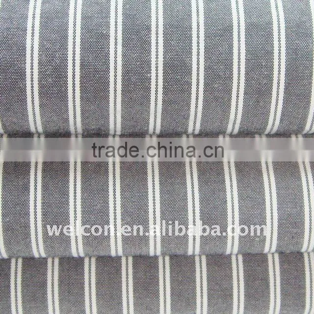Latest men's long sleeve style stripe classic business dress 100% cotton shirt