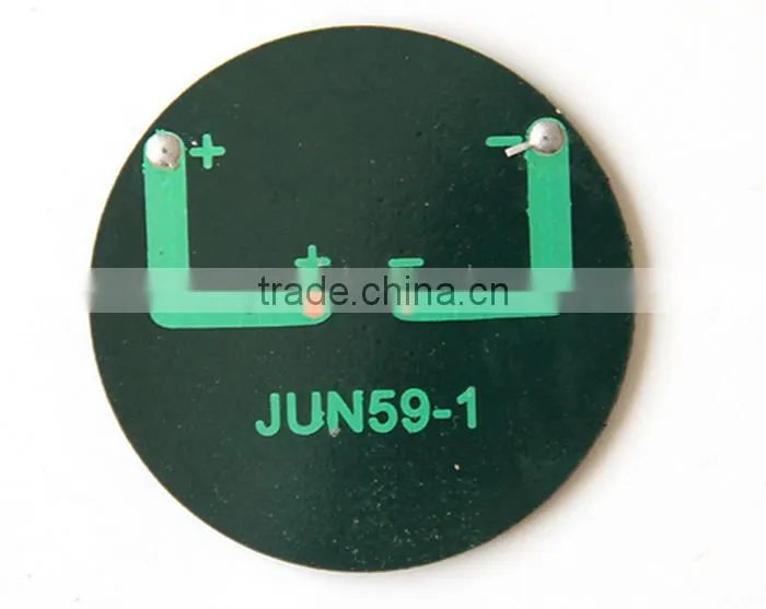 OEM 0.3W 5V Small size epoxy mini solar panel round epoxy solar panel