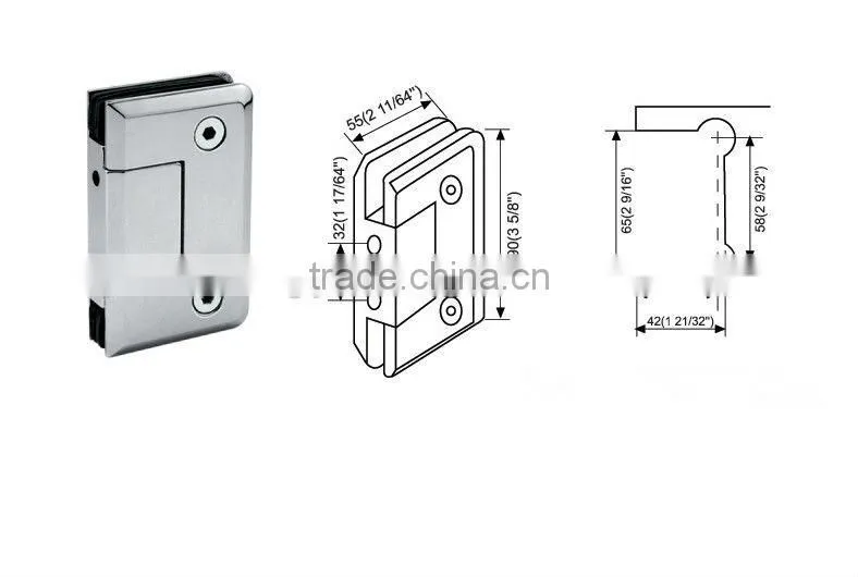 Shower Door and Window Hinge