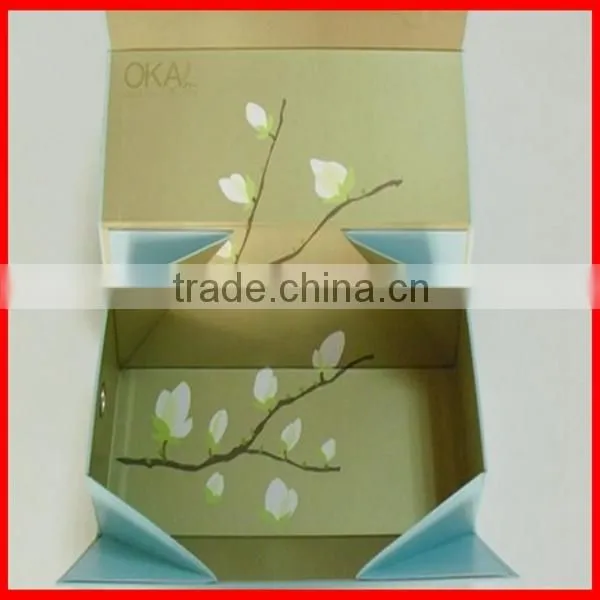lovely new design elegant blue Foldable Box