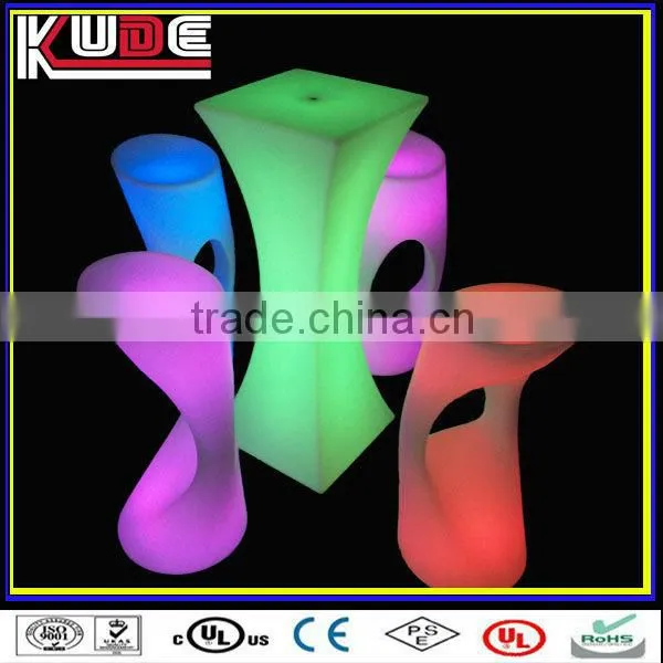 LED Luminous bar furniture night tall stool/commercial bar stools/LED bar counter stool