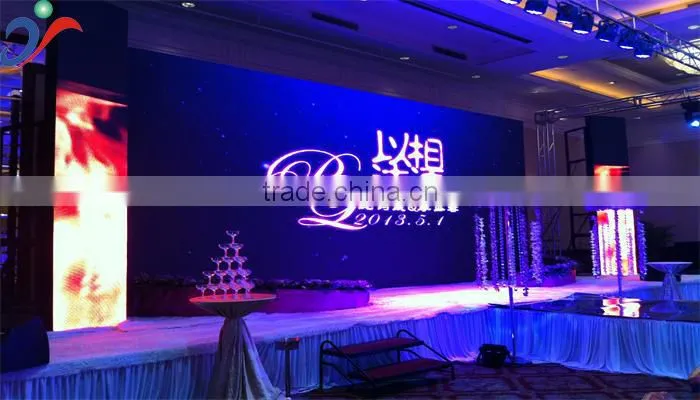 stage rental p4 rgb led video wall indoor
